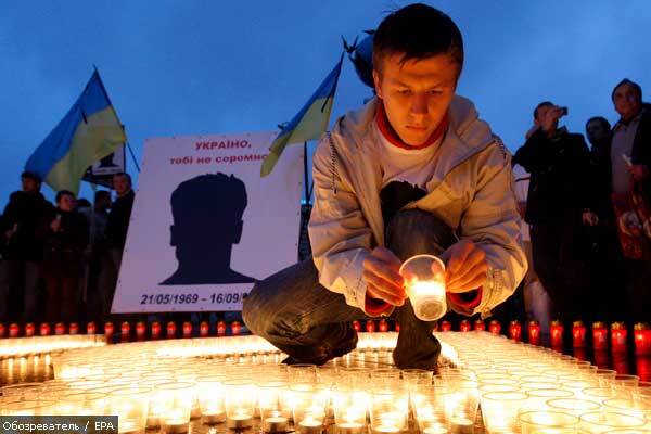 Черновецький сьогодні відкриє пам'ятник Гонгадзе