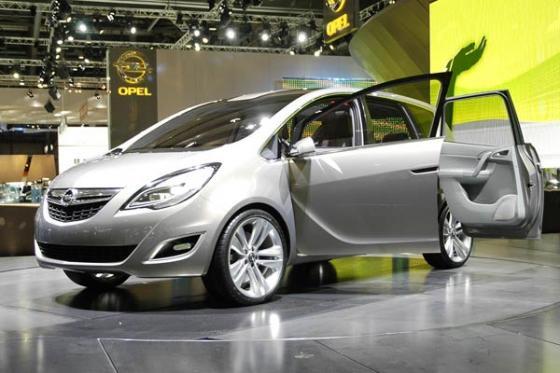Opel Meriva получит необычные двери