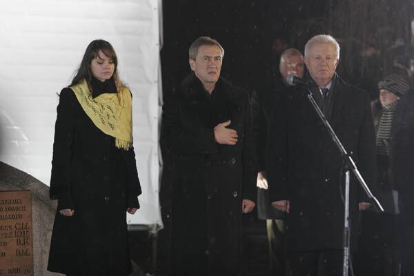 В столице  открыли памятник Гонгадзе