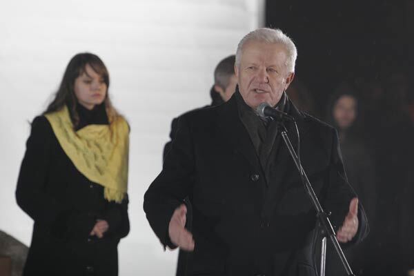 В столице  открыли памятник Гонгадзе