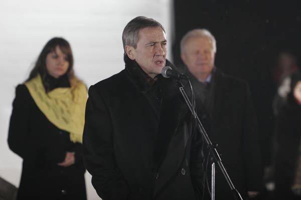 В столице  открыли памятник Гонгадзе