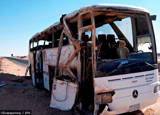 В аварии в Египте погибли 6 туристов
