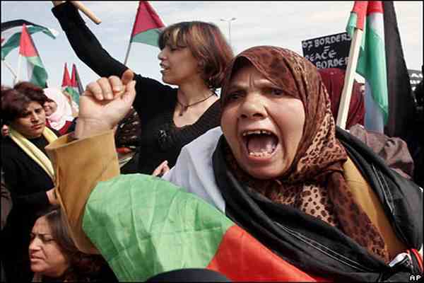 Палестинцы Парижа выступили против войны в Газе