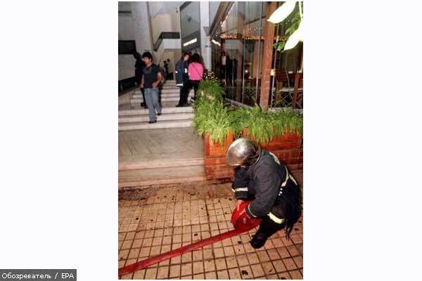 В Афинах подожгли офис France Presse