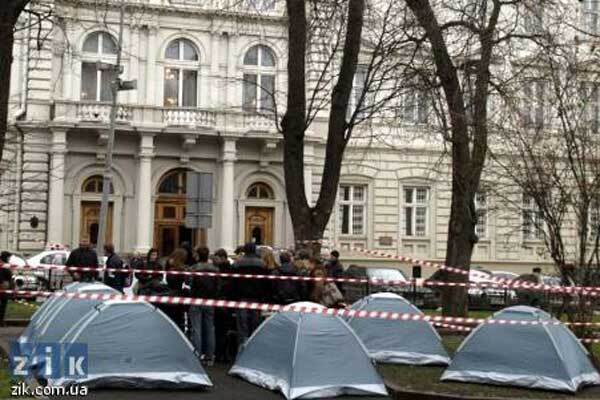 У Львові страйкують студенти 