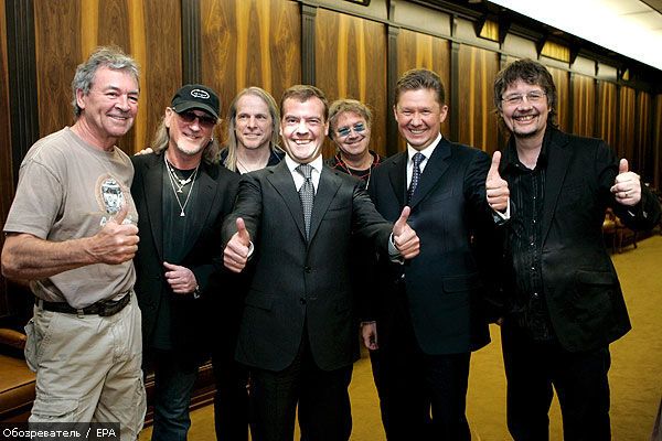 Deep Purple и Тина Тернер спели на дне рождения "Газпрома"