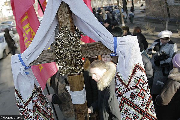 СПУ поддерживают Рудьковского плакатами