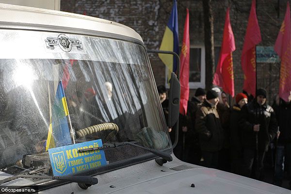 СПУ поддерживают Рудьковского плакатами