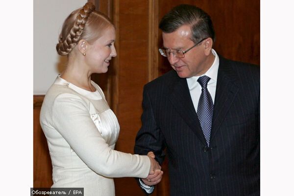 Тимошенко и Зубков пошептались о газе
