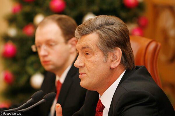 Ющенко определил вину Яценюка