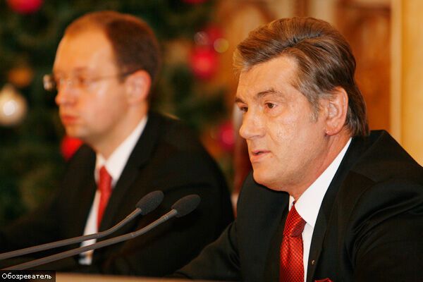 Ющенко уличил БЮТ и ПР в сговоре против Яценюка