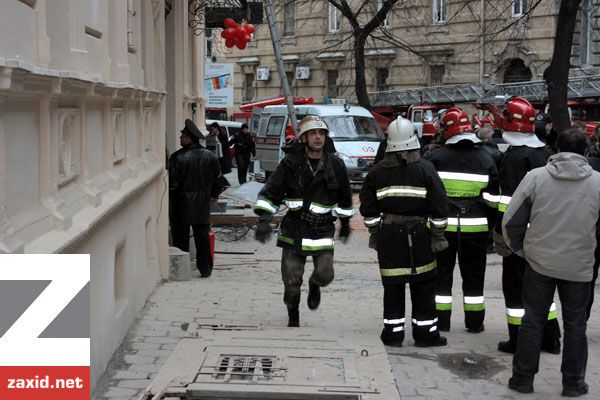 Взорвался дом в центре города 