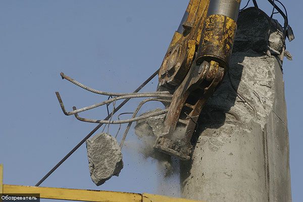 Показательный демонтаж закончен