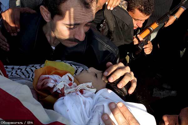 В секторе Газа погибли пятеро детей