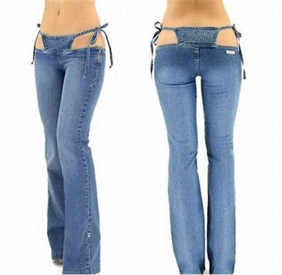Стринго-джинсы. Новый писк женской моды. Купите такие?