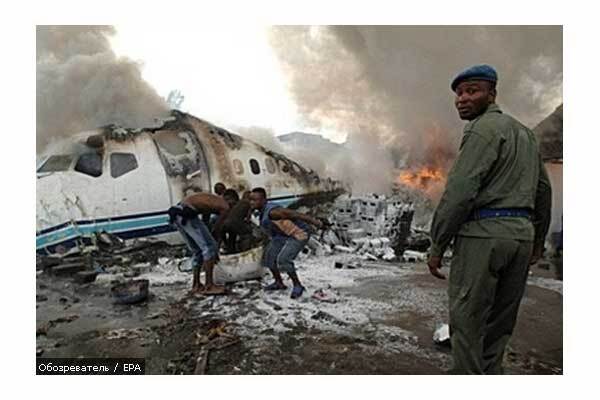 79 погибших в авиакатастрофе в Конго