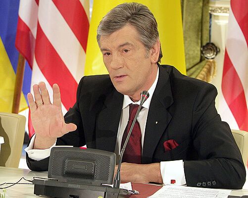 Ющенко відбув боротися за НАТО