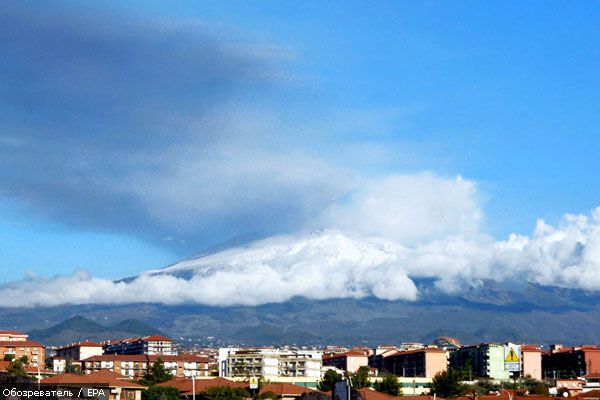 На Сицилии проснулся вулкан Этна, 11 мая 2008