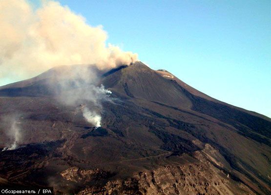 На Сицилії прокинувся вулкан Етна, 11 травня 2008