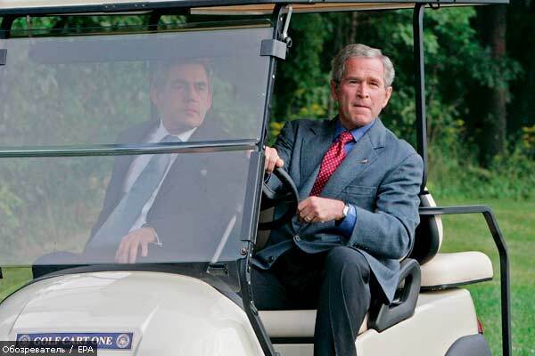Ирак вынудил Буша отказаться от гольфа