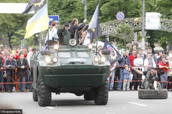 Урочистий парад мотоциклістів в Києві