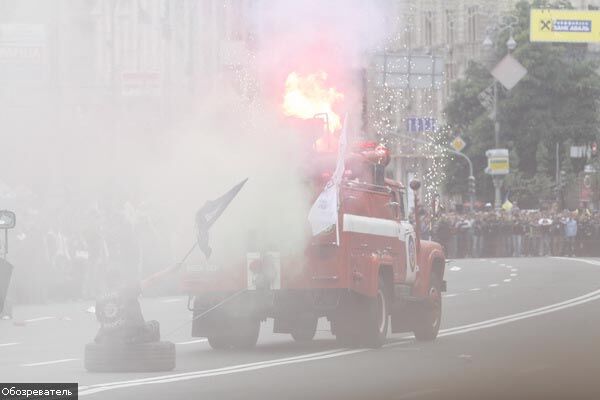Урочистий парад мотоциклістів в Києві