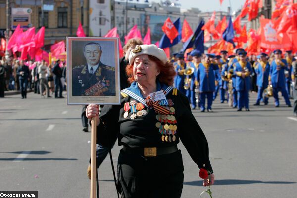 По Киеву прошел торжественный марш Победы