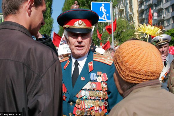 По Киеву прошел торжественный марш Победы