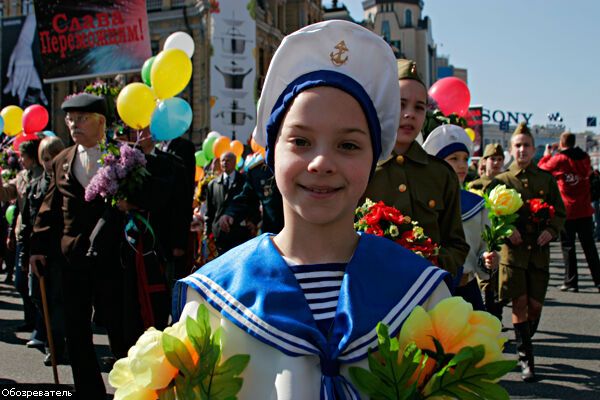 По Киеву прошел торжественный марш Победы