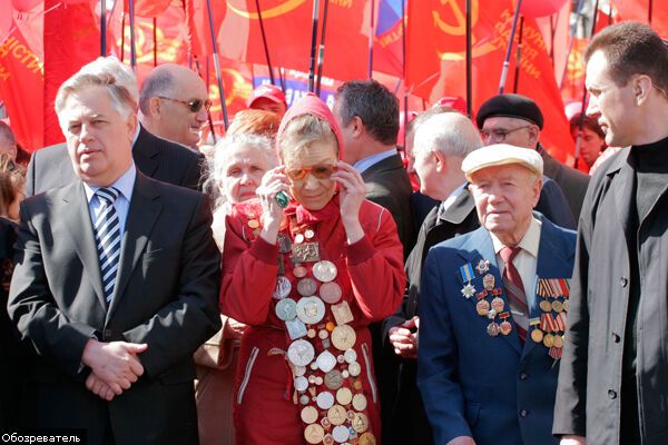 По Киеву прошел торжественный марш Победы