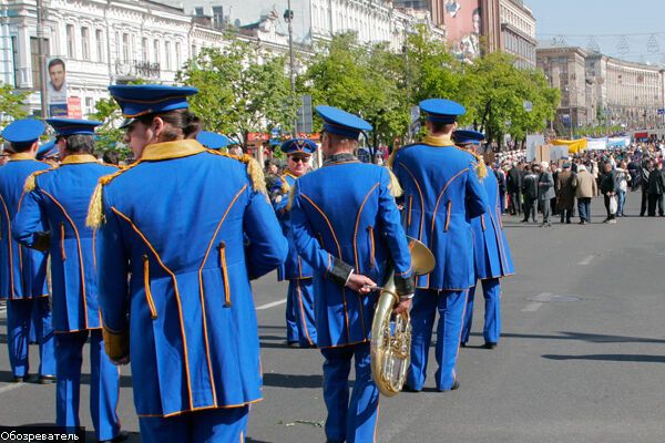 По Киеву прошел торжественный марш Победы