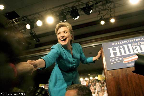 Клинтон вновь обошла Обаму