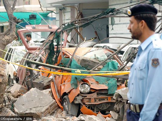 В Пакистане взорвали датское посольство, есть жертвы