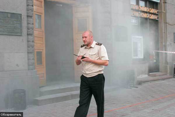 В здании мэрии Киева случился пожар