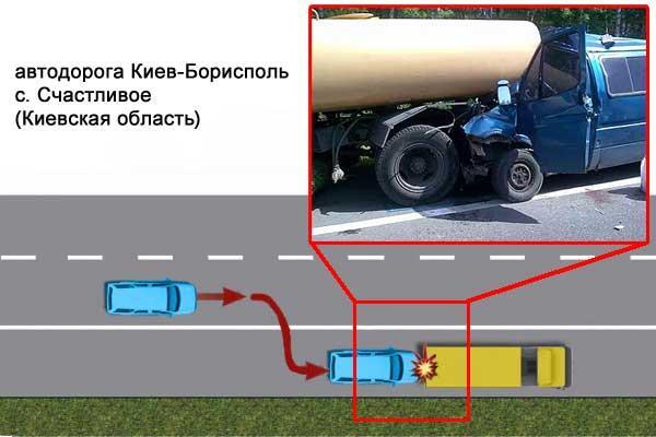 В результате ДТП под Киевом погибли 6 человек