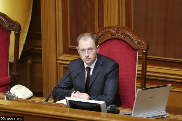 Яценюк отказался от Балоги и ждет смены ментальности