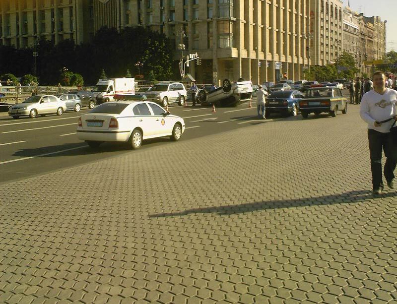 Подробности ДТП на Майдане с участием депутата