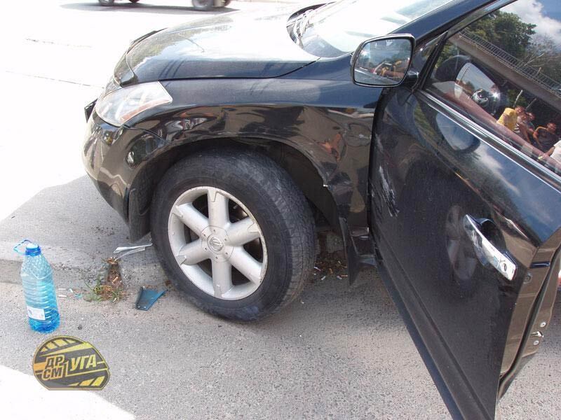 Дедуля на велосипеде устроил погром на скоростной трассе