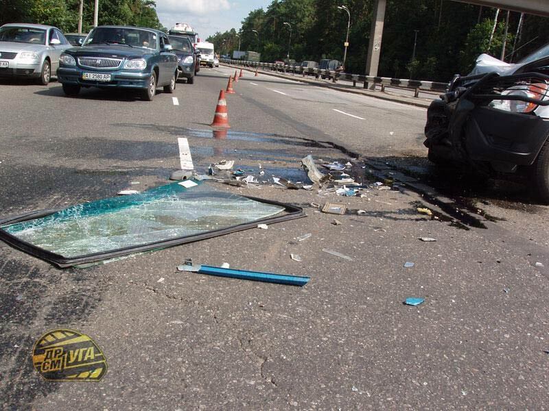 Дедуля на велосипеде устроил погром на скоростной трассе