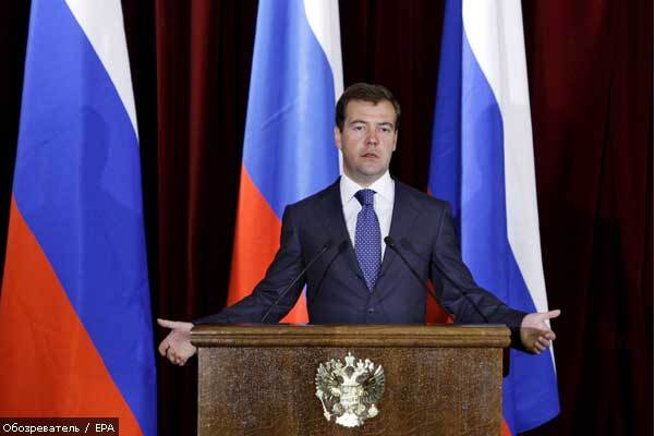 Медведева обидел вопрос Голодомора