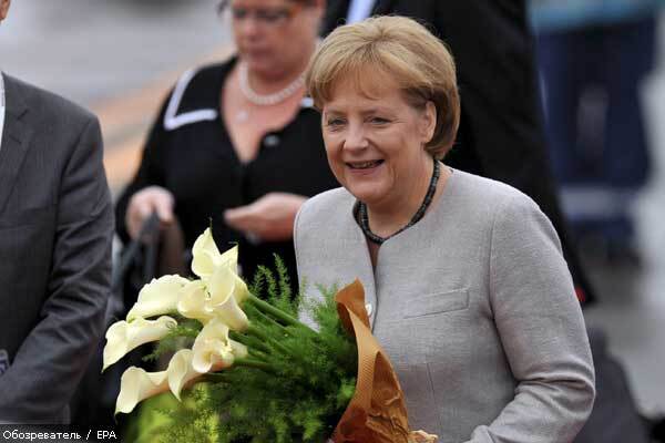 В понедельник Меркель уединится с Ющенко