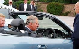 Автомобиль принца Чарльза будут заправлять вином