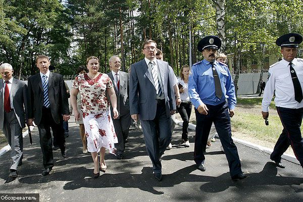 Луценко в лагере для нелегальных мигрантов
