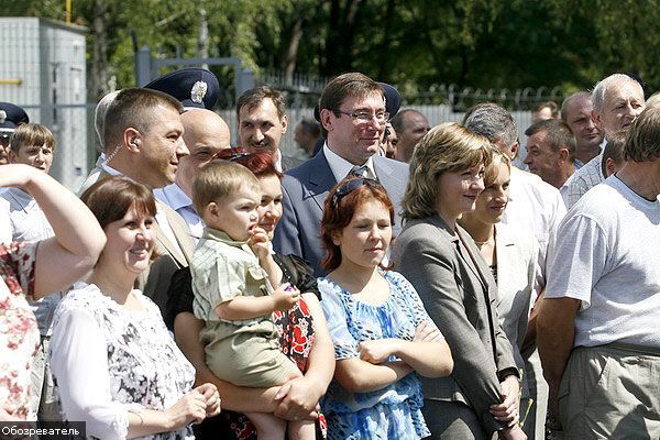 Луценко в лагере для нелегальных мигрантов