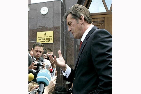 Ющенко все розповів у прокуратурі