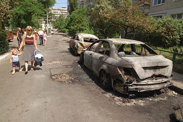 Поджоги автомобилей в Киеве глазами очевидца!