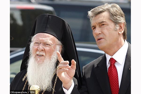 Ющенко зустрівся з Патріархом тет