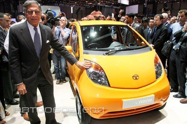 Tata Nano будут продавать в Европе под брендом Fiat