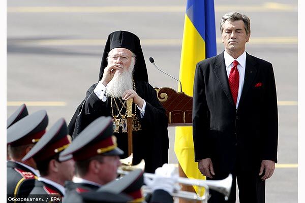 Варфоломій I не прийняв ідеї Ющенка 