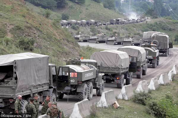 Грузия-Южная Осетия: Войска РФ продвигаются на юг Грузии